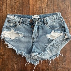 One Teaspoon Bandit shorts size 27
